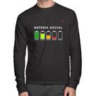 Camiseta Algodão Bateria Social Manga Longa - Foca na Moda Camiseta Algodão Bateria Social Manga Longa - Foca na Moda
