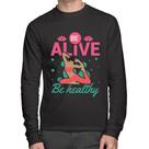Camiseta Algodão Be Alive Be Healthy Manga Longa - Foca na Moda