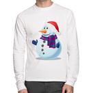 Camiseta Algodão Boneco de neve Manga Longa - Foca na Moda
