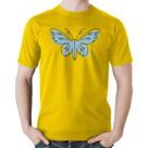 Camiseta Algodão Borboleta Abstrata - Foca na Moda