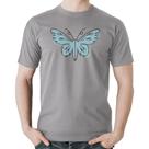 Camiseta Algodão Borboleta Abstrata - Foca na Moda