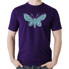 Camiseta Algodão Borboleta Abstrata - Foca na Moda