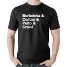 Camiseta Algodão Borboleta & Costas & Peito & Crawl - Foca na Moda