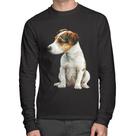 Camiseta Algodão Cachorro Jack Russell Terrier Manga Longa - Foca na Moda
