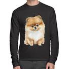 Camiseta Algodão Cachorro Spitz Alemão Lulu da pomerânia Manga Longa - Foca na Moda