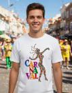 Camiseta Algodao Carnaval Masculina Branca Mode 15