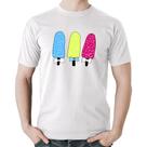 Camiseta Algodão Colorfull Icecreams - Foca na Moda