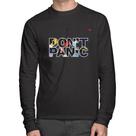 Camiseta Algodão Don't panic Manga Longa - Foca na Moda