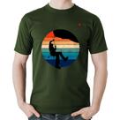 Camiseta Algodão Escalada Vintage Sunset - Foca na Moda