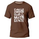 Camiseta Algodão Estampa Digital Cuscuz Melhor Q Muita Gente