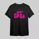 Camiseta Algodão Estampa Personalizada Escrita Lady Gaga Camiseta Algodão Estampa Personalizada Escrita Lady Gaga
