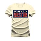 Camiseta Algodão Estampada Unissex Nexstar Varias Cores Belevin Boston