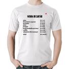 Camiseta Algodão Fatura do Cartão - Foca na Moda
