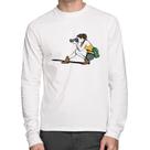Camiseta Algodão Fotógrafa Desenho Manga Longa - Foca na Moda