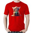 Camiseta Algodão Gato Jedi - Foca na Moda