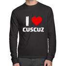 Camiseta Algodão I love cuscuz Manga Longa - Foca na Moda Camiseta Algodão I love cuscuz Manga Longa - Foca na Moda