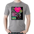 Camiseta Algodão I Love the 80's - Foca na Moda