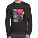 Camiseta Algodão I Love the 80's Manga Longa - Foca na Moda