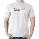 Camiseta Algodão I Never Finish Anything - Foca na Moda Camiseta Algodão I Never Finish Anything - Foca na Moda