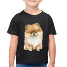 Camiseta Algodão Infantil Cachorro Spitz Alemão Lulu da pomerânia - Foca na Moda