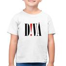 Camiseta Algodão Infantil Diva - Foca na Moda