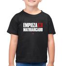 Camiseta Algodão Infantil Empieza el matriarcado! - Foca na Moda
