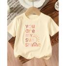 Camiseta Algodão Infantil Estampada Feminina You Are My Sunshine 331 Festa Lazer Passeio Casual Dia
