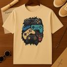 Camiseta Algodão Infantil Estampado Masculino Controles Game 300 Jogos Player Dia Das Crianças Prese