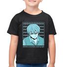 Camiseta Algodão Infantil Fall Down Seven Times, Stand Up Eight - Foca na Moda
