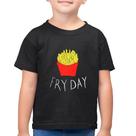 Camiseta Algodão Infantil Fry Day - Foca na Moda