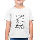 Camiseta Algodão Infantil I Need Some Space - Foca na Moda Camiseta Algodão Infantil I Need Some Space - Foca na Moda