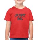 Camiseta Algodão Infantil Just Be - Foca na Moda