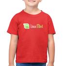 Camiseta Algodão Infantil Linux Mint - Foca na Moda