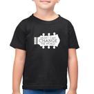 Camiseta Algodão Infantil Music Can Change The World - Foca na Moda