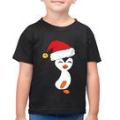 Camiseta Algodão Infantil Pinguim Noel - Foca na Moda