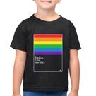 Camiseta Algodão Infantil Rainbow is the new black - Foca na Moda Camiseta Algodão Infantil Rainbow is the new black - Foca na Moda