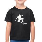 Camiseta Algodão Infantil Skatista Manobra - Foca na Moda