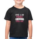 Camiseta Algodão Infantil Such a big miracle in a such litle girl - Foca na Moda