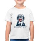 Camiseta Algodão Infantil This Is My Spot - Foca na Moda