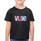 Camiseta Algodão Infantil Vlog - Foca na Moda