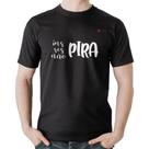 Camiseta Algodão Inspira, respira, não pira - Foca na Moda