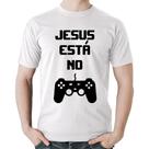 Camiseta Algodão Jesus está no controle - Foca na Moda
