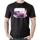 Camiseta Algodão Lava Jato Carro Roxo - Foca na Moda