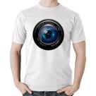 Camiseta Algodão Lente Câmera - Foca na Moda Camiseta Algodão Lente Câmera - Foca na Moda