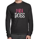 Camiseta Algodão Mini Boss Manga Longa - Foca na Moda