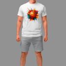 Camiseta Algodão Moda De Rua Manga Curta Gola Redonda