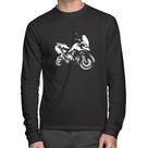 Camiseta Algodão Moto Tiger 900 GT Art Manga Longa - Foca na Moda