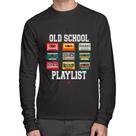 Camiseta Algodão Old School Playlist Manga Longa - Foca na Moda