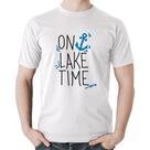 Camiseta Algodão On Lake Time - Foca na Moda