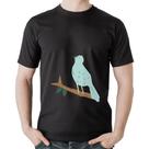 Camiseta Algodão Passarinho Cantando - Foca na Moda
